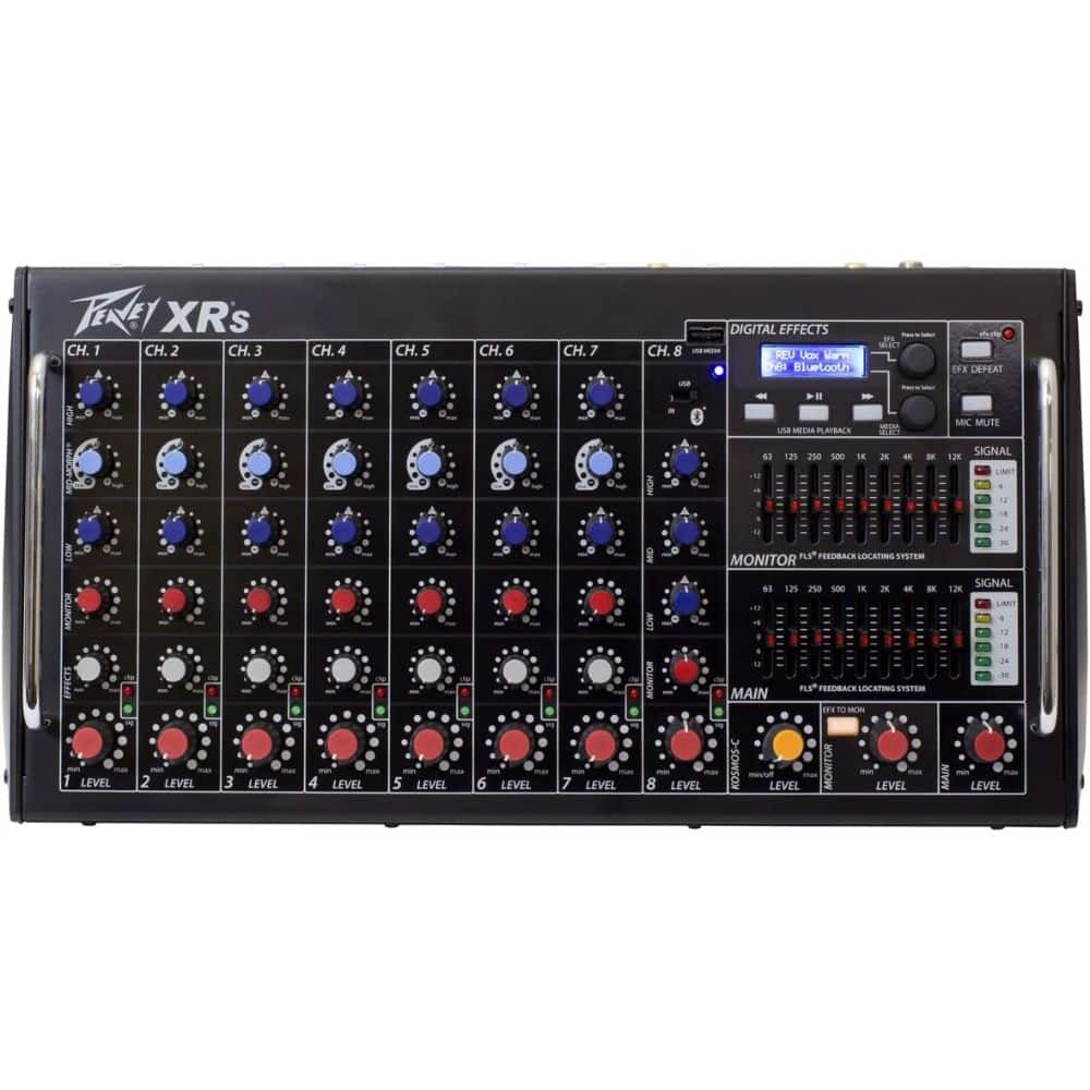 8 Channel Powered Mixer