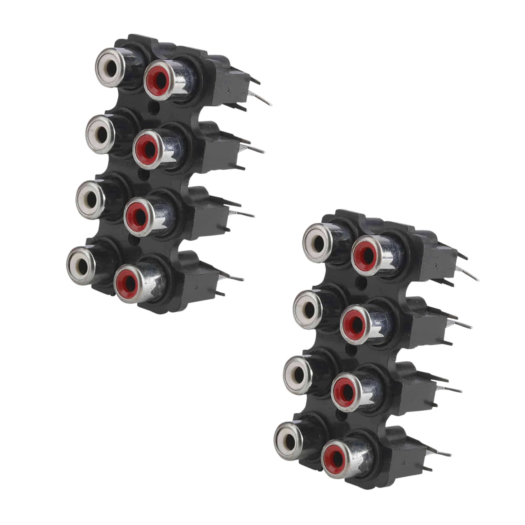 MX 8-Way RCA Female Socket (PCB Mount) (pack of 2)