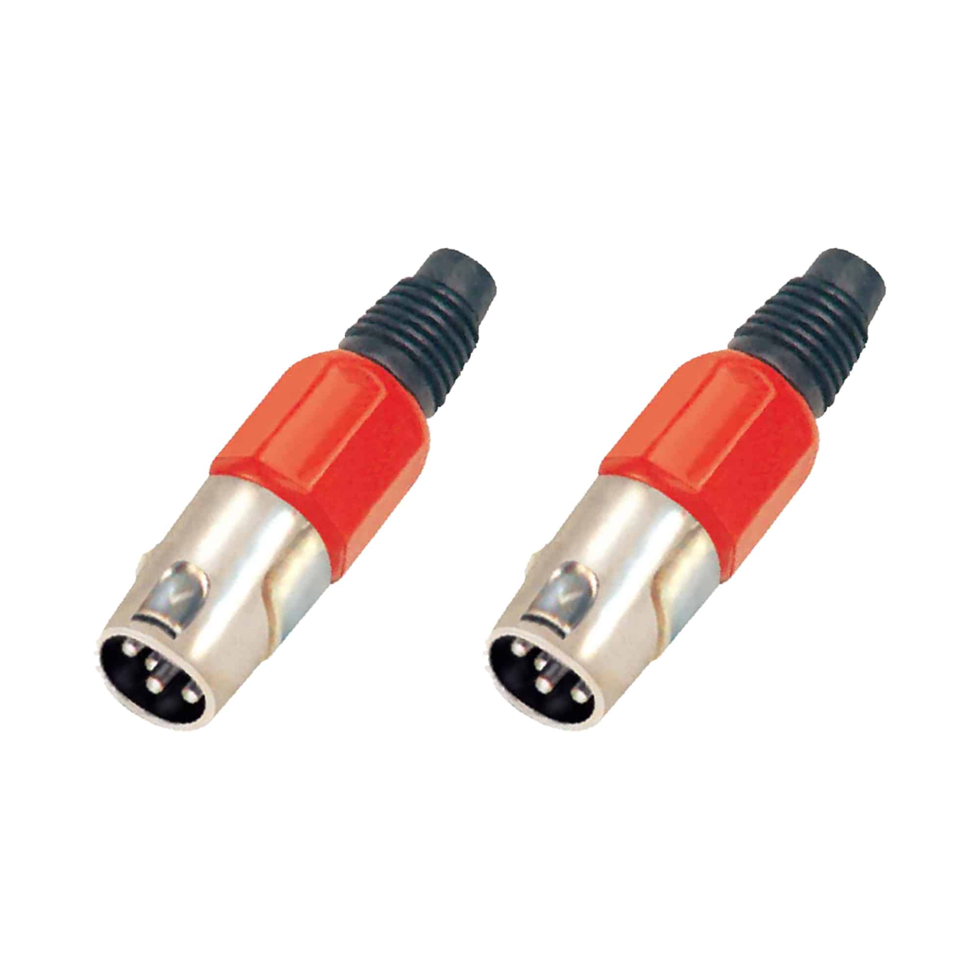 MX XLR 4-Pin Mic Connector, Fancy Type (Pack of 2)