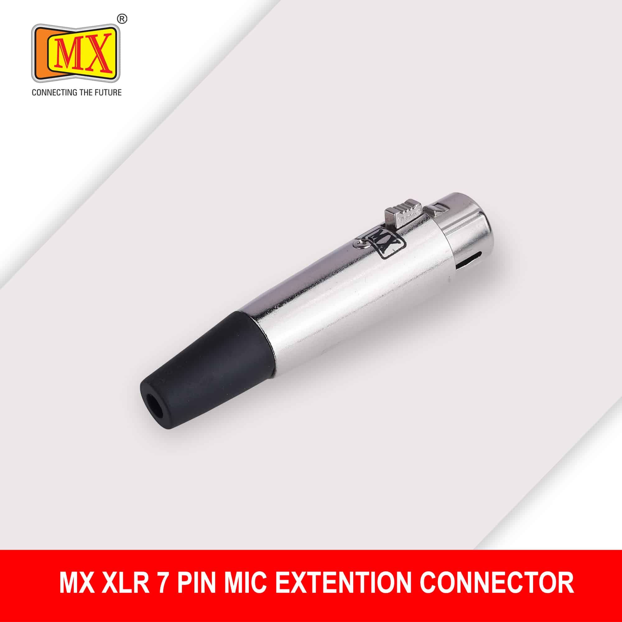 MX XLR 7-Pin Female Microphone Extension Connector - Cannon Type (Pack of 2) - Image 2