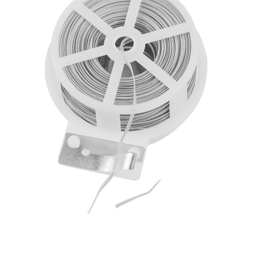MX Wire Cable Tie Management Organizer Magic Twister 50 Mtr Roll - White - Image 2