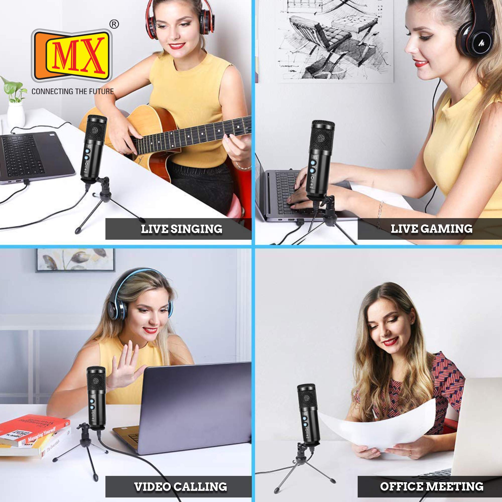 MX USB Professional Condenser Cardioid Microphone - Image 6