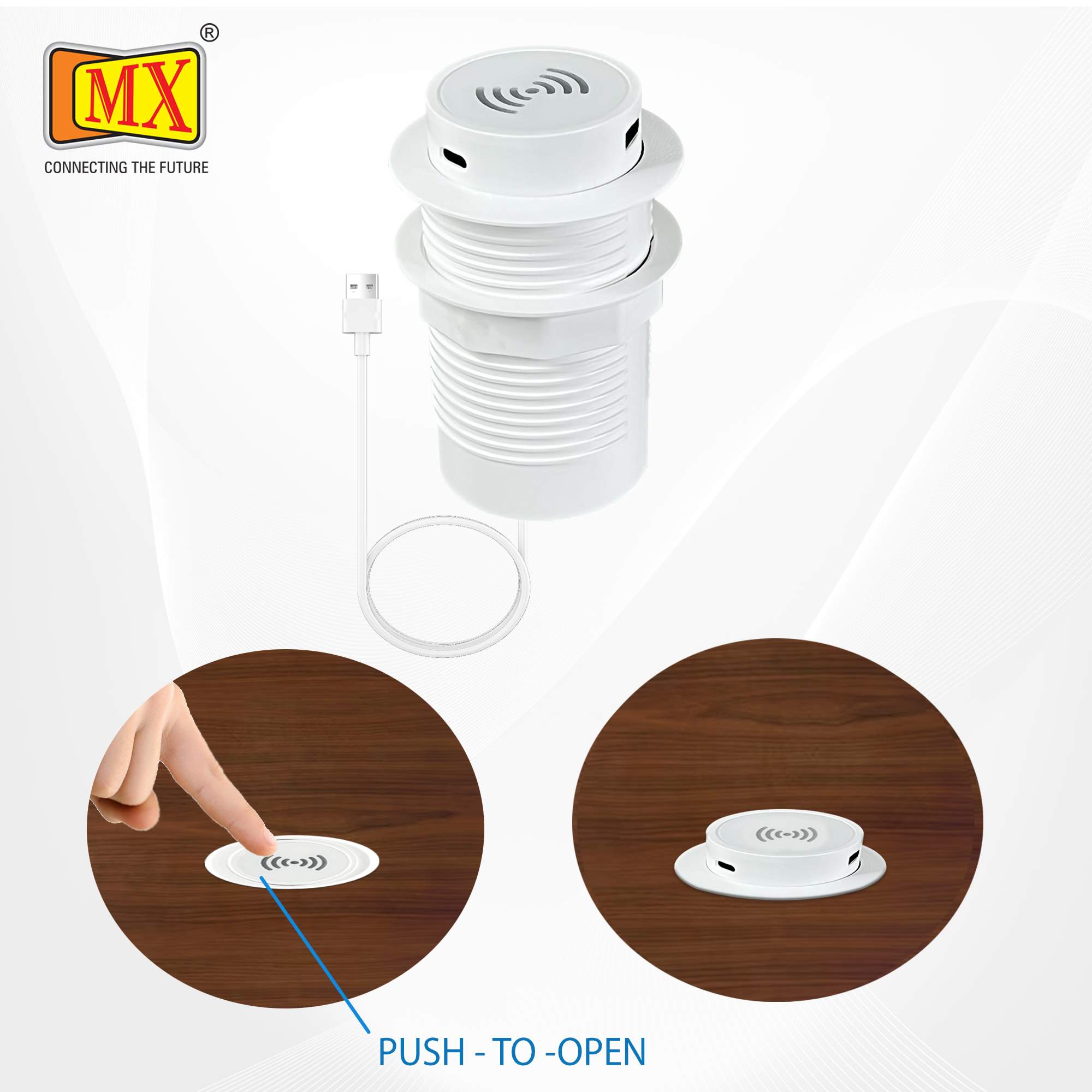 MX 15W Wireless Charger with Usb C - 20W PD QC 3.0 & USB A -18W QC PD 3.0 Ideal for All Wirelss Charger Support Android & IOS Smartphone Devices ( MX 7018 ) - Image 5