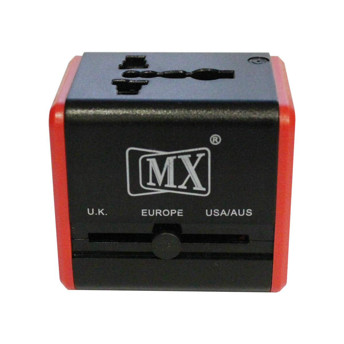 MX 4 in 1 Universal Travel Adapter with 2 USB Ports, Built-in Fuse & Surge Protector, International Conversion Plug Used Worldwide with Multi Type Power Outlet USB 2.1A, 100-250V, (MX-4024) - Image 7