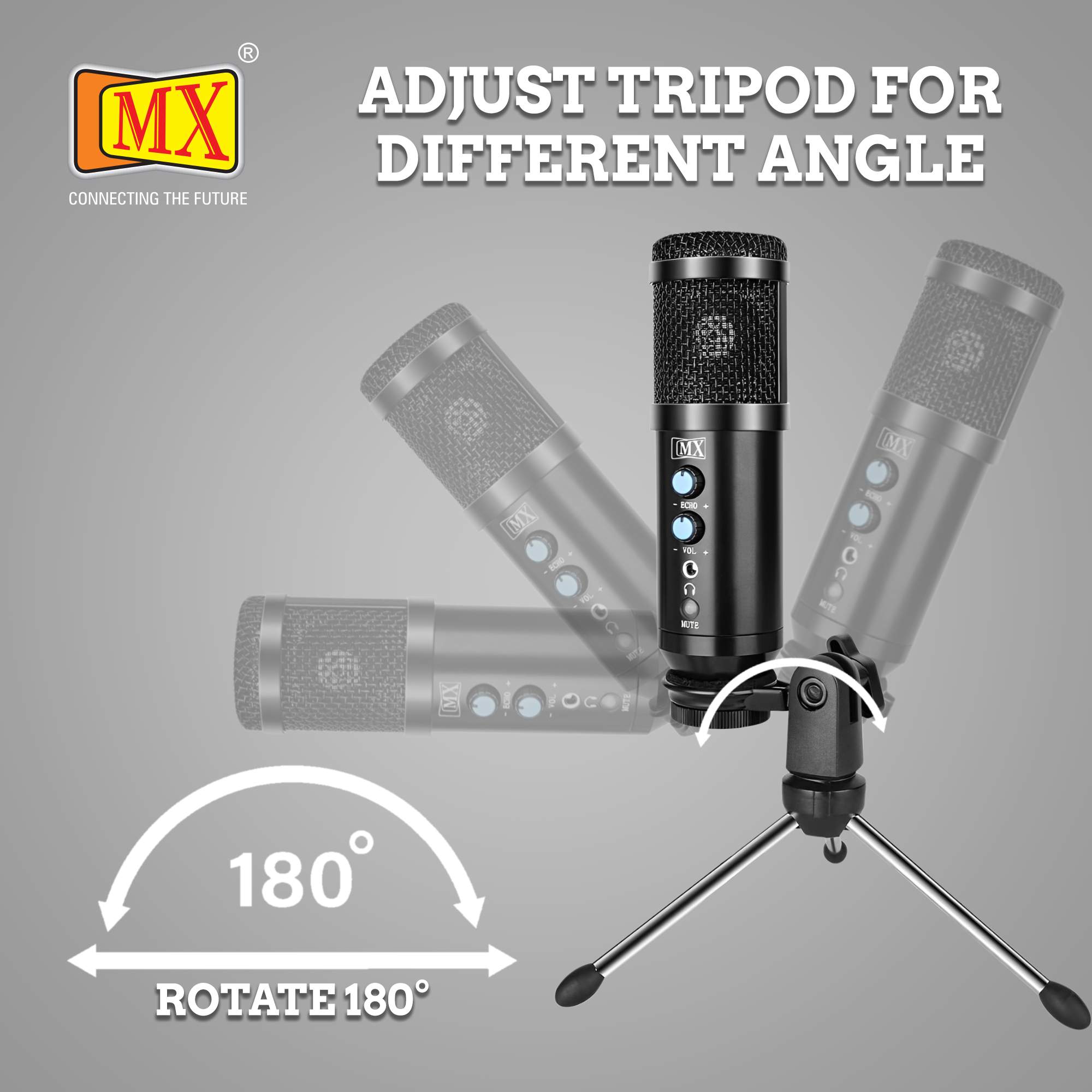 MX USB Professional Condenser Cardioid Microphone - Image 3