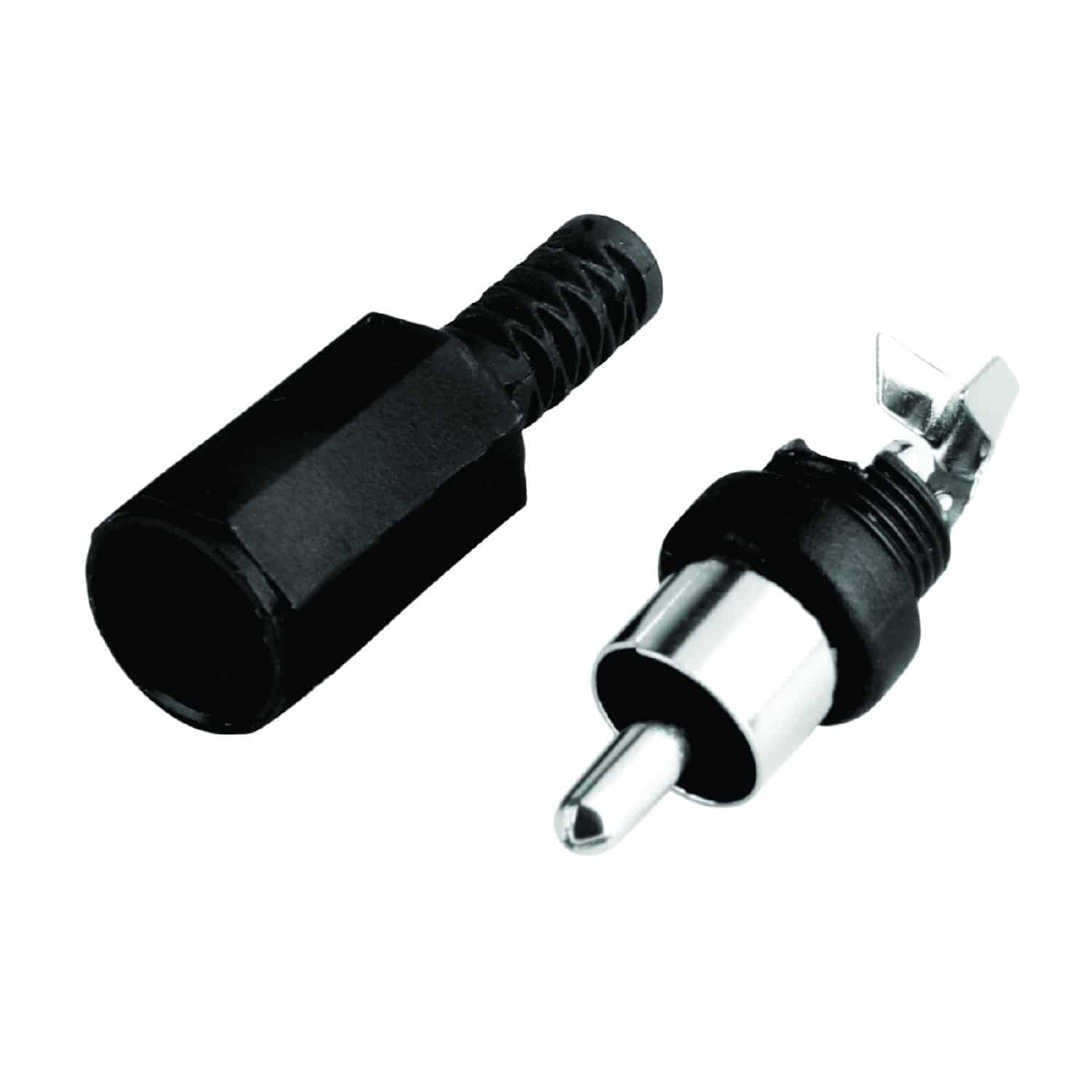 MX RCA copper plated deluxe male connector