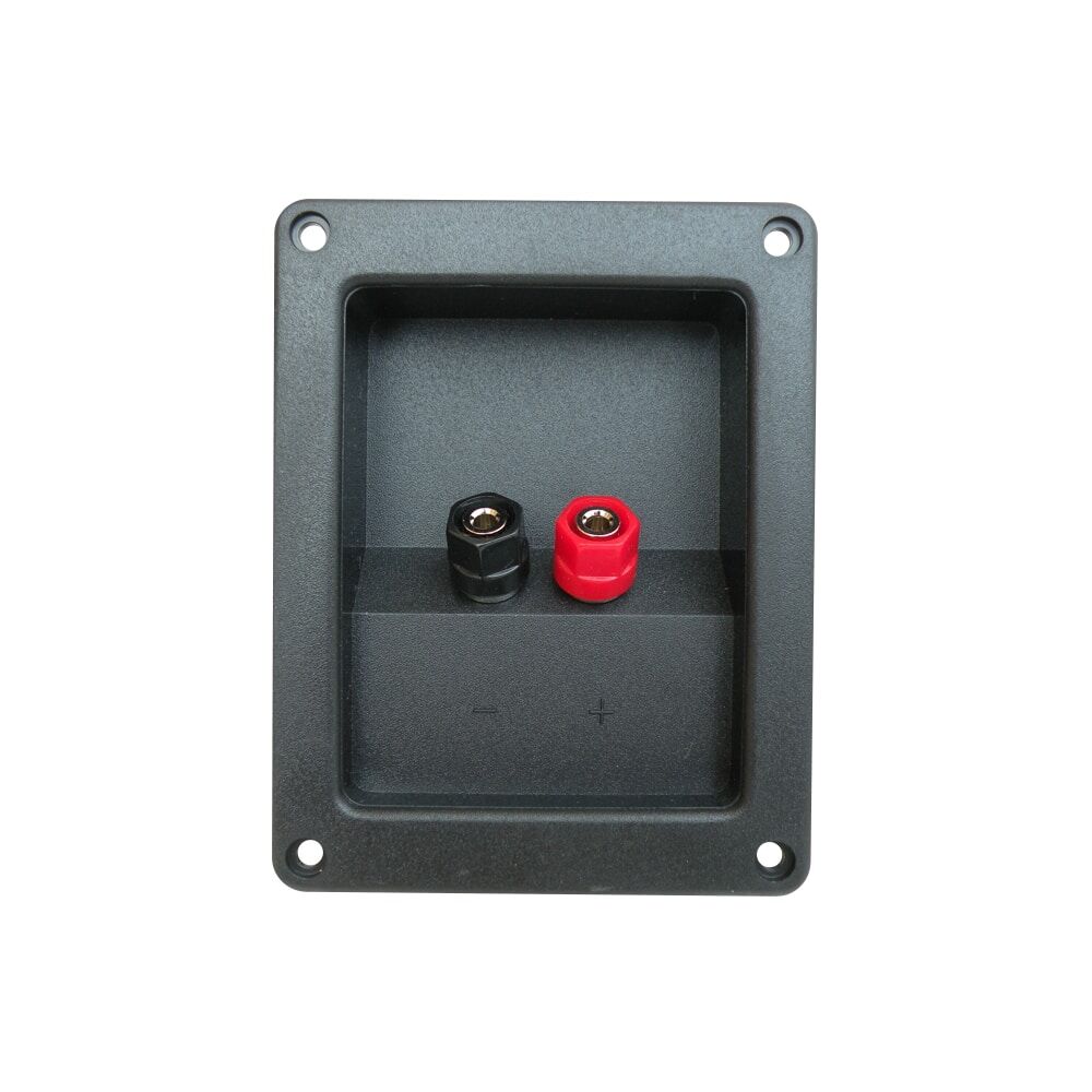 MX 2 WAY BINDING POST SPEAKER TERMINAL RECTANGLE (123x81.6MM)