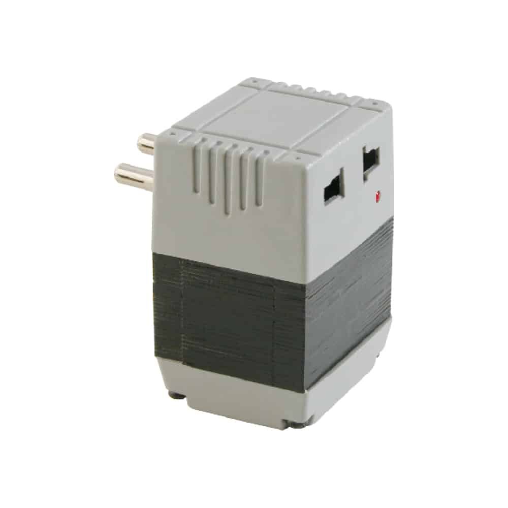 MX VOLTAGE CONVERTOR - 50 WATTS WITH UNIVERSAL SOCKET (CONVERTS 220V TO 110V)
