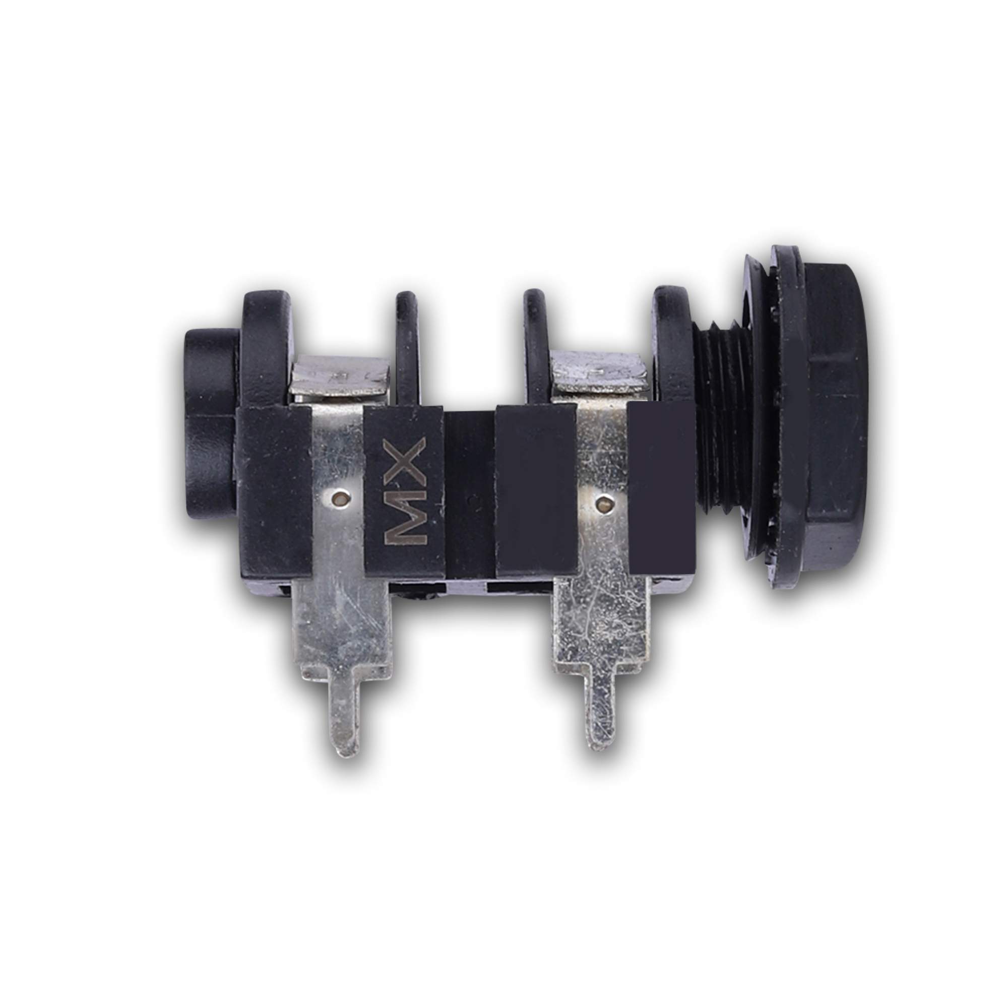 MX 6.35 MM P-38 MONO FEMALE CONNECTOR PCB MOUNTING METAL - Image 2