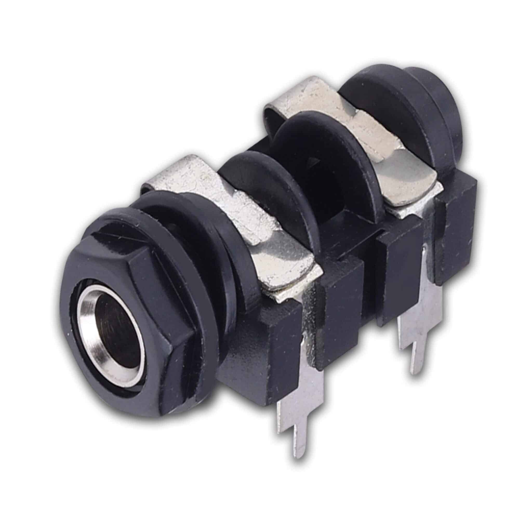 MX 6.35 MM P-38 MONO FEMALE CONNECTOR PCB MOUNTING METAL - Image 3