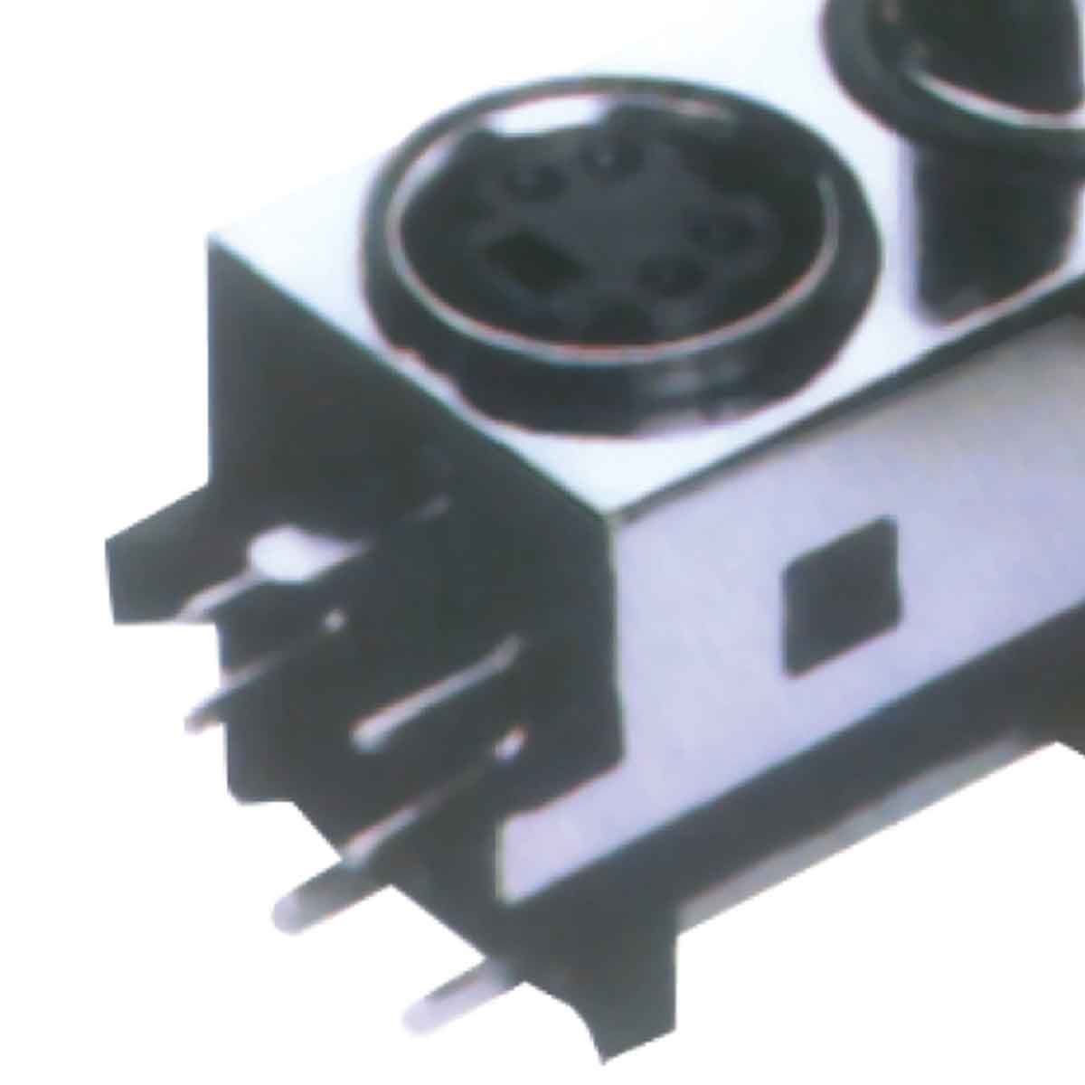 MX RCA SOCKET + MX 4 PIN MINI DIN CONNECTOR PCB MOUNTING - Image 3