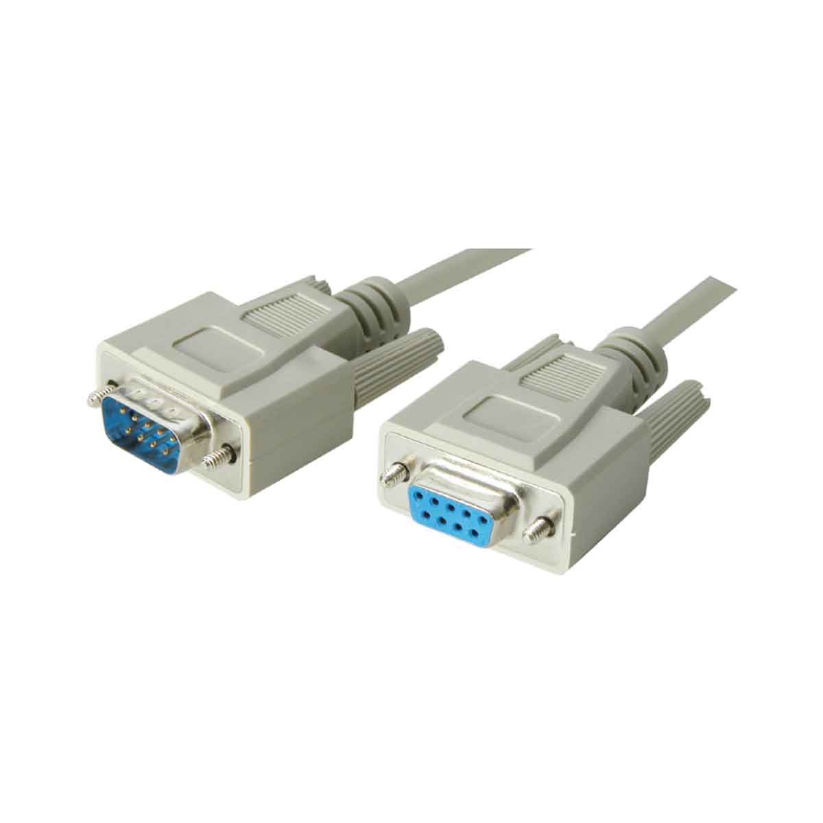 MX DB 09P MALE TO MX DB 09P FEMALE 9C MOULDED SERIAL DATA CABLE