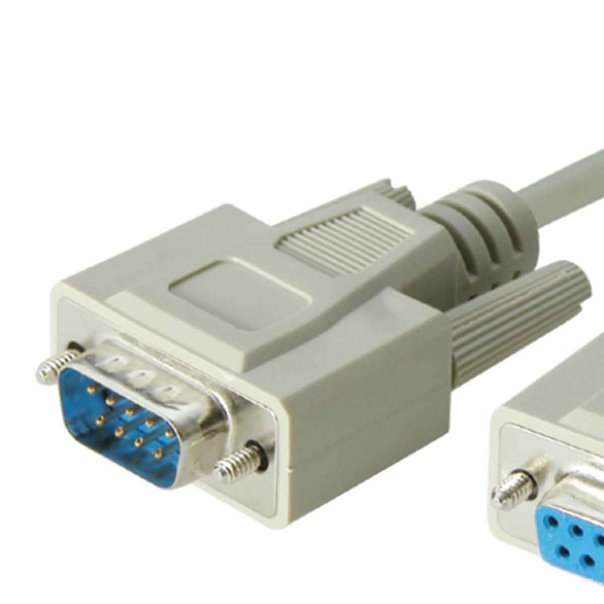 MX DB 09P MALE TO MX DB 09P FEMALE 9C MOULDED SERIAL DATA CABLE - Image 2