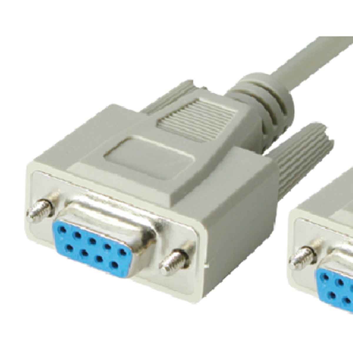MX DB 09P FEMALE TO MX DB 09P FEMALE 9C MOULDED SERIAL DATA CABLE - Image 2