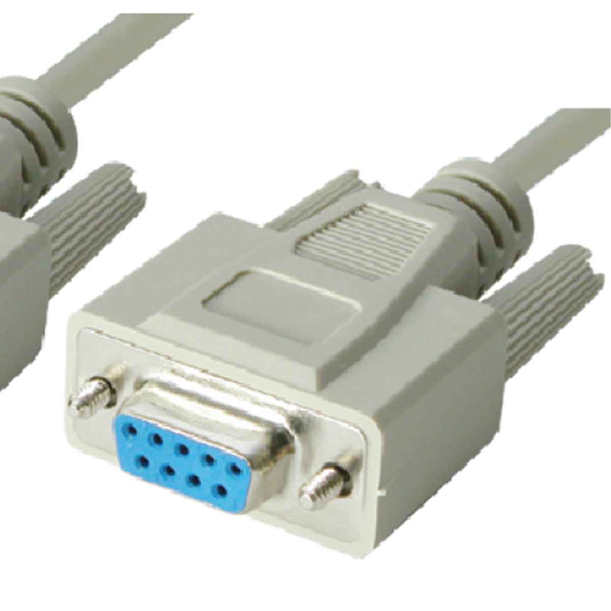 MX DB 09P FEMALE TO MX DB 09P FEMALE 9C MOULDED SERIAL DATA CABLE - Image 3