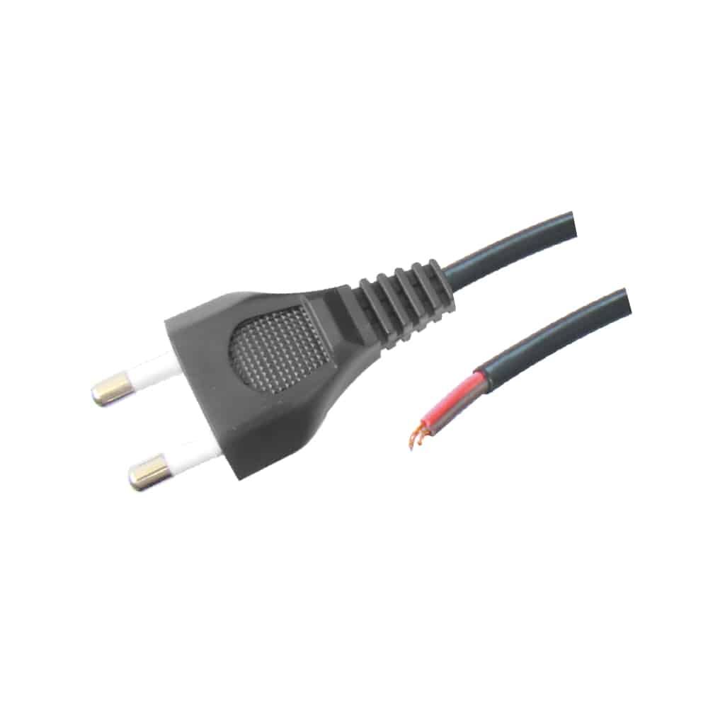MX 2 Pin Mains Cord 2.7 Meters 14/38" Swg