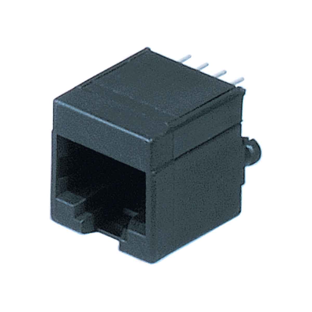 MX 8P8C Vertical PCB-Mount RJ45 Connector – Molded Type, C-5