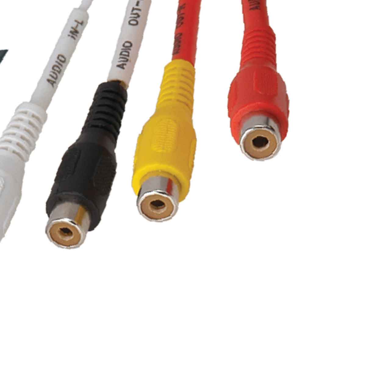 MX S-Video 8-Pin Mini DIN Plug to 4 RCA Socket Cord - Image 3