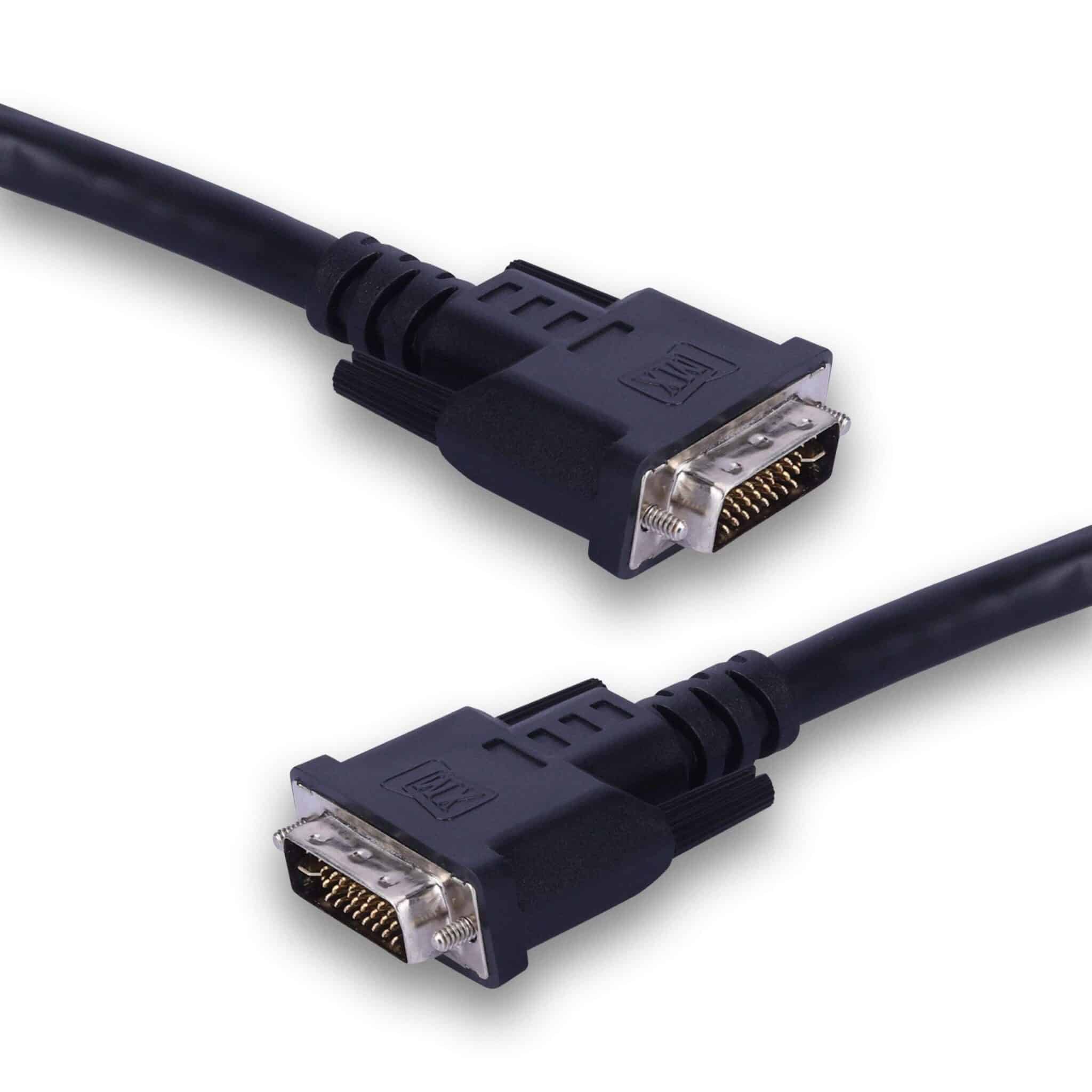 MX DVI Male Plug (24+5) To DVI Male Plug (24+5) Cord - 3Mtr - Image 2
