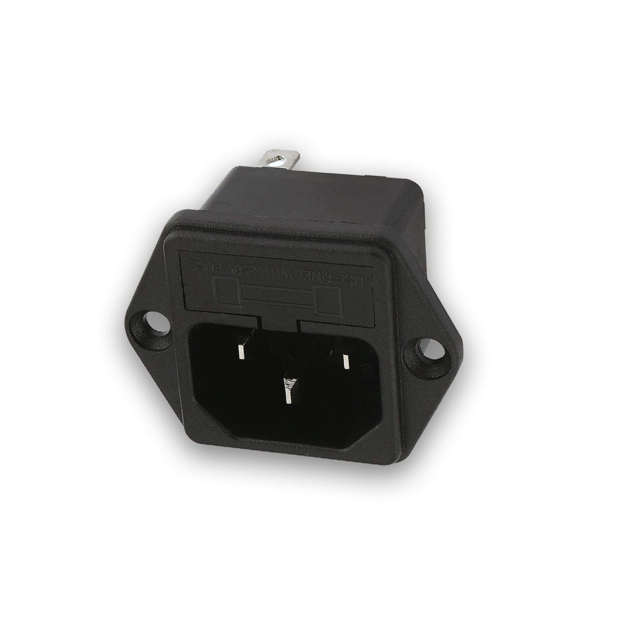 MX AC Female Socket For Computer Supply With Fuse - Image 2