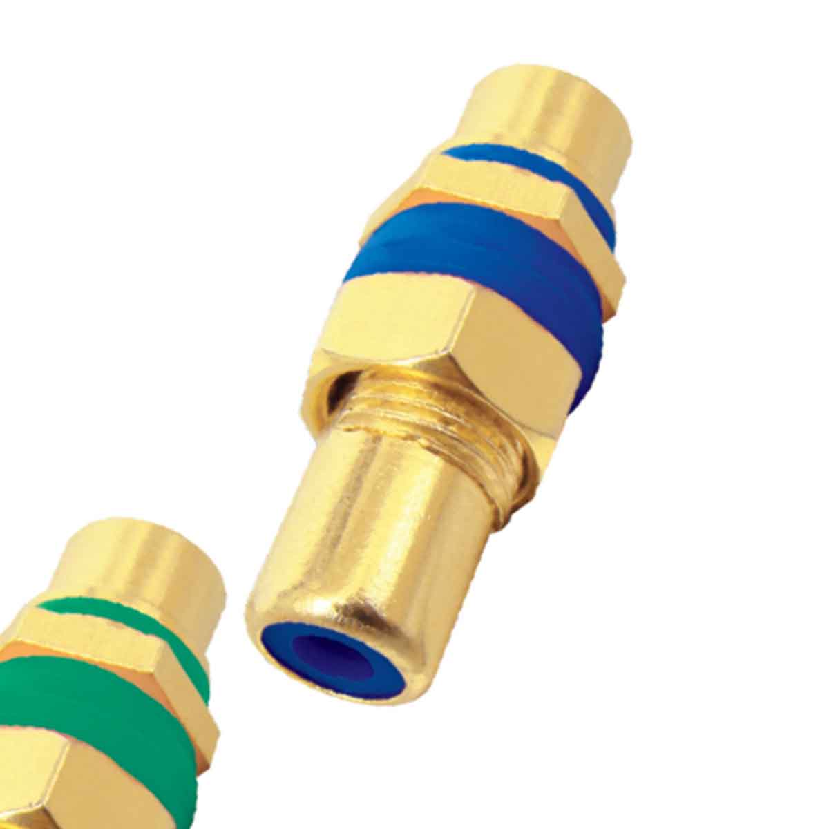 MX RCA Female to RCA Female Bulkhead 'RGB' Connector - Panel Mounting (Gold Plated), Heavy Duty (pack of 3) - Image 3