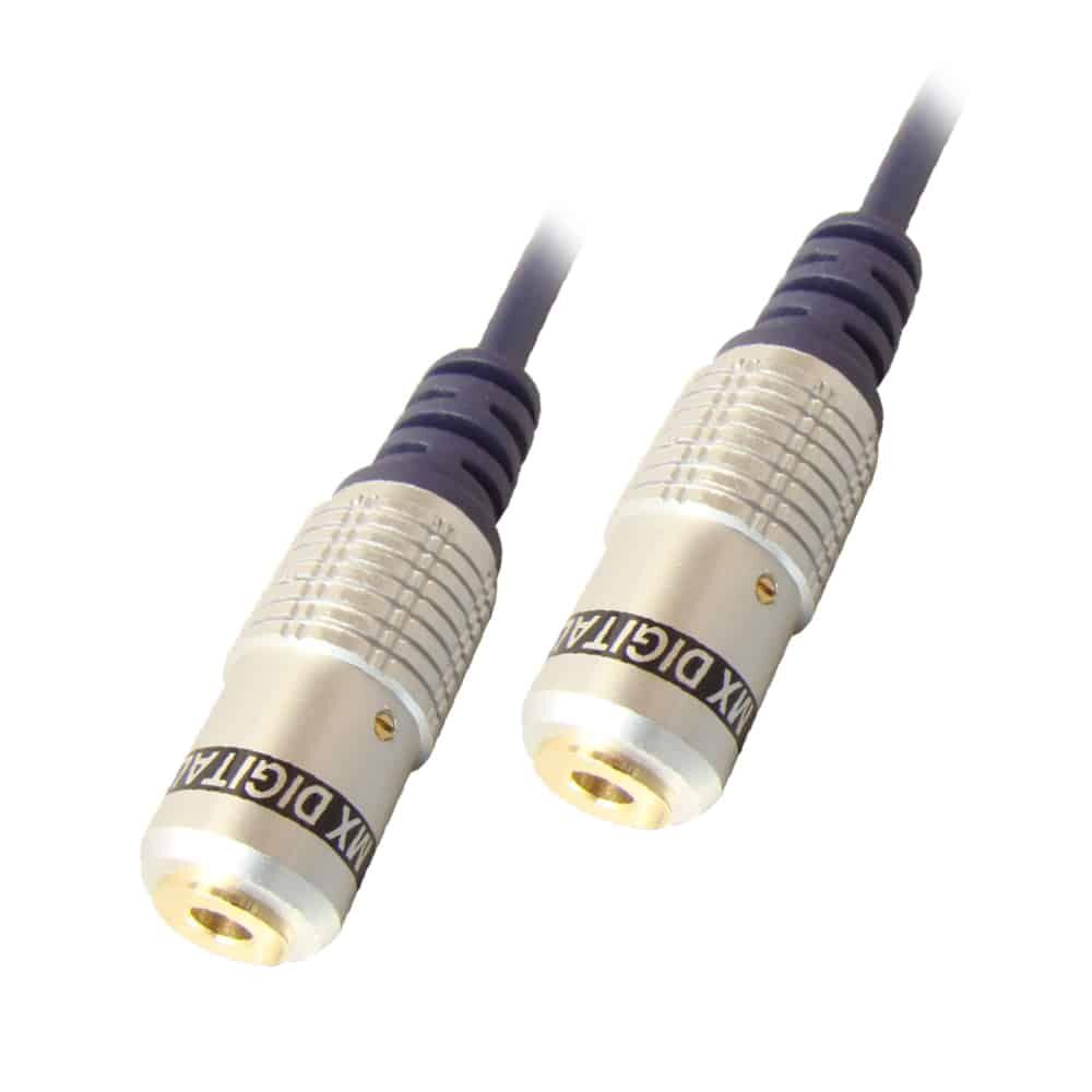 MX EP Stereo Female 3.5mm To EP Stereo Female 3.5mm Cord (digital Link) Gold Plated - 0.17 mtr