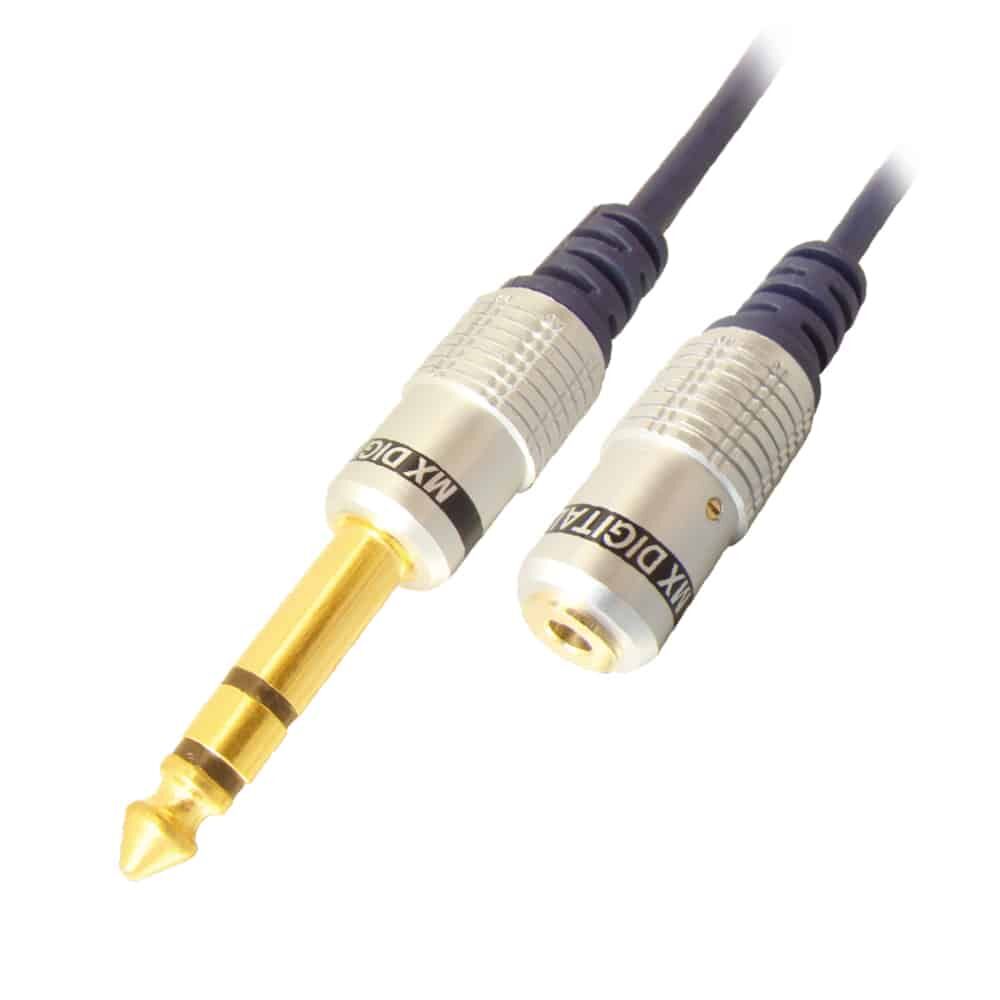 MX P-38 Stereo Male To Ep Stereo Female 3.5mm Cord Digital Link Gold Plated 1.5M MX 2981A