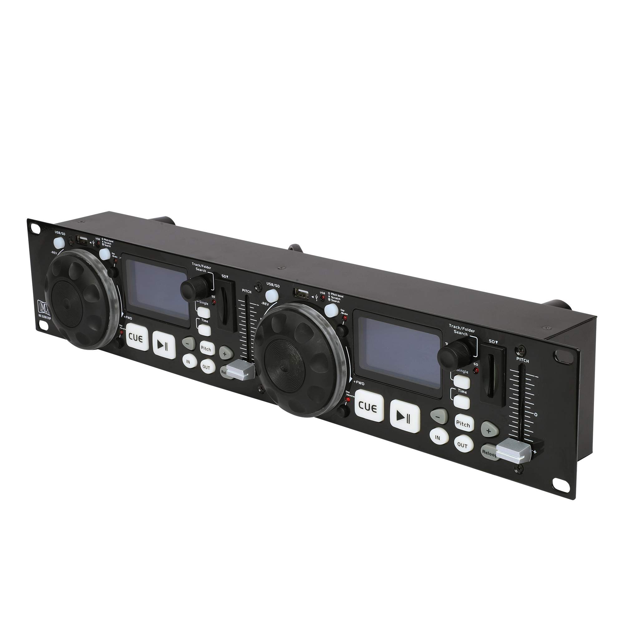 MX Professional Dual Media Player with playback from multiple sources two USB ports and RCA input Wired DJ Controller - Image 2
