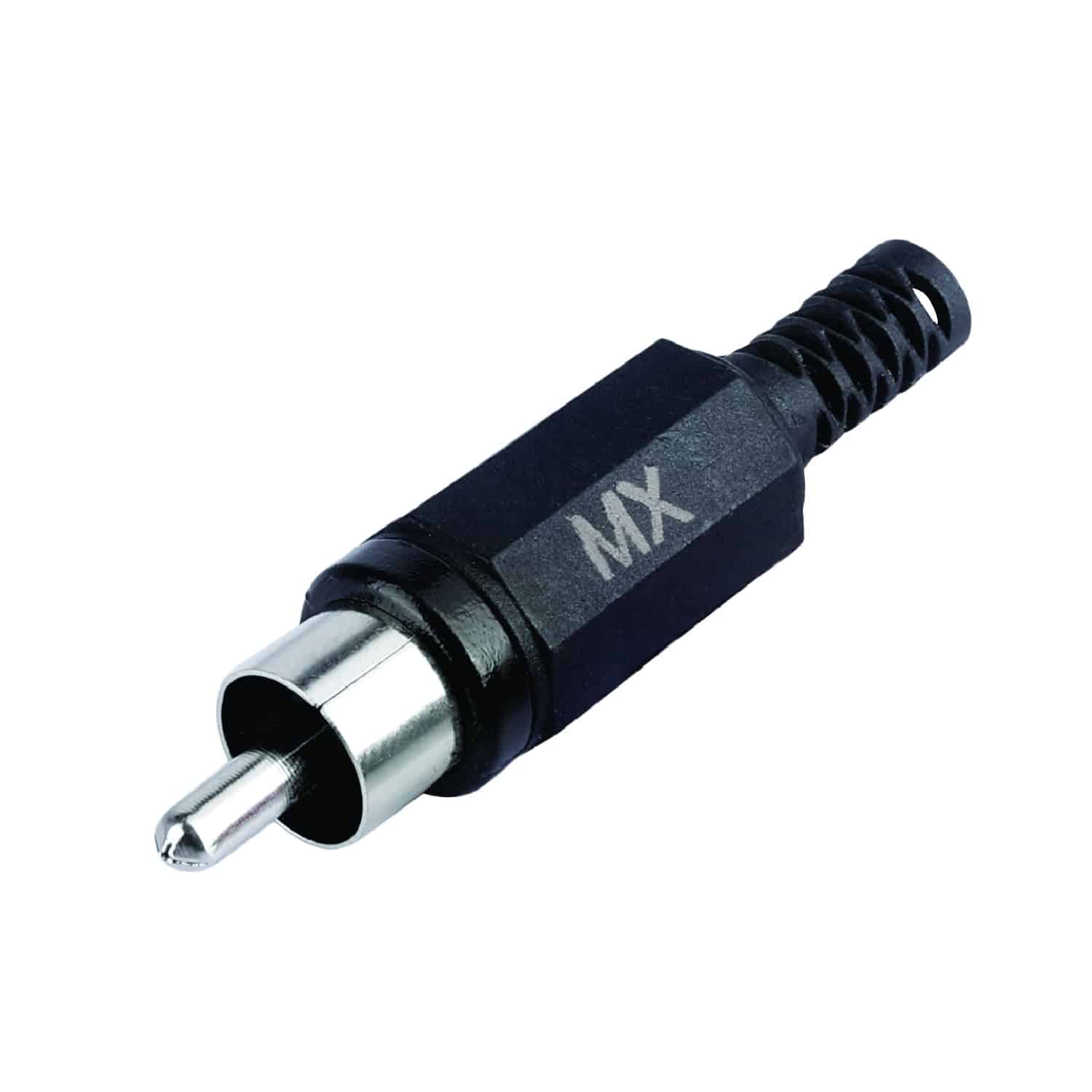MX RCA copper plated deluxe male connector