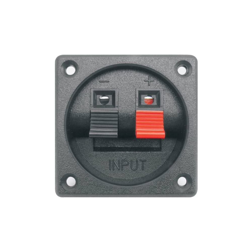 2 WAY ARMY TYPE BINDING POST SPEAKER TERMINAL SQUARE.
