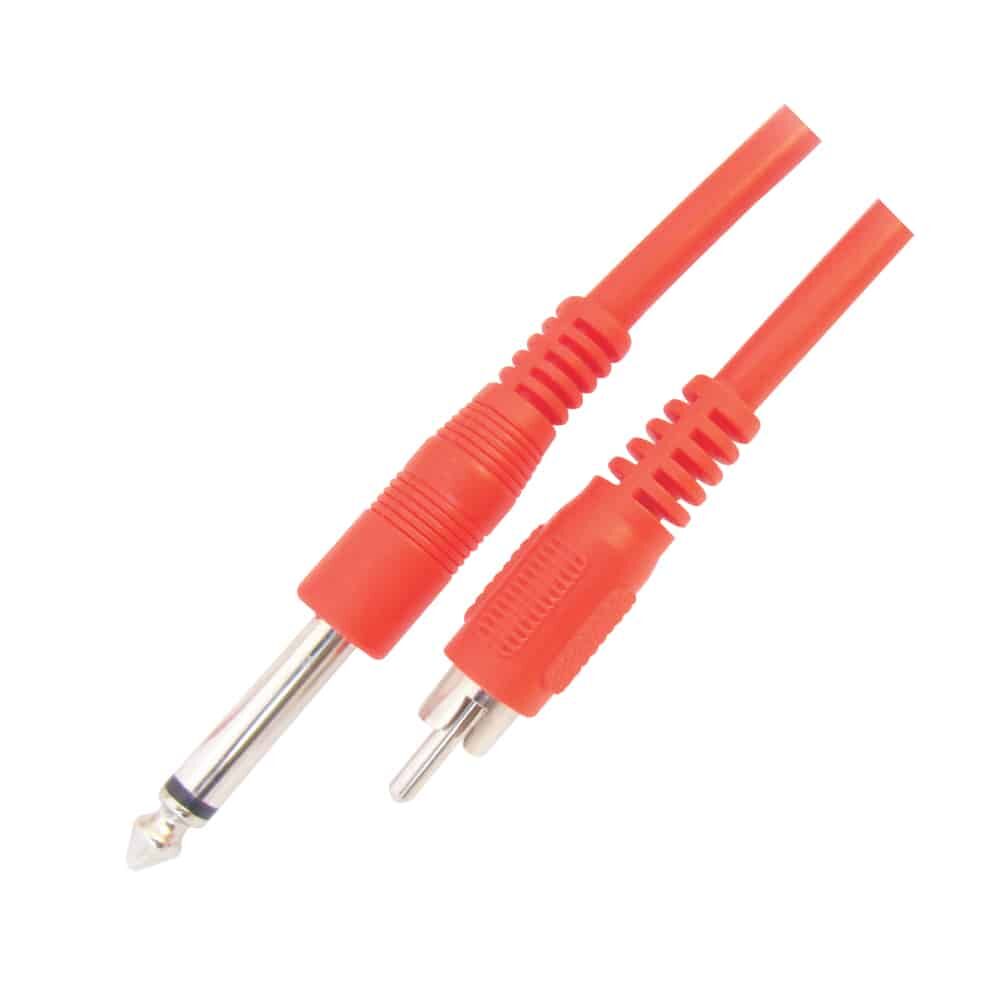 MX 6.35mm P-38 Mono Male To RCA Male Cord Heavy Duty 6mm Cable 5M MX 3042B