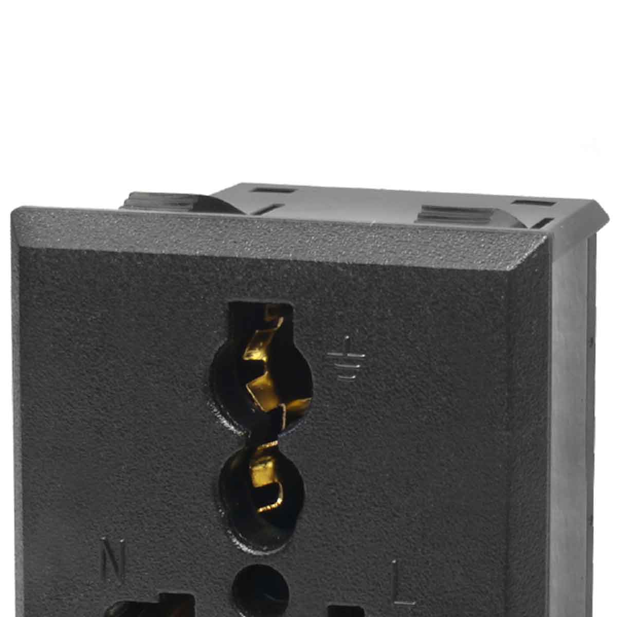 MX SNAP Mounting Ac Socket Universal (pc Molding) 6 Amp. 250v - Image 2