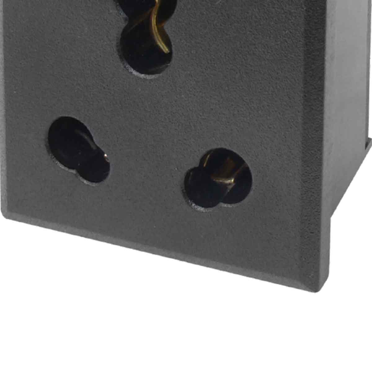 MX SNAP Mounting Ac Outlet Indian Standard (pc Molding) 6 Amp /16 Amp - Image 3