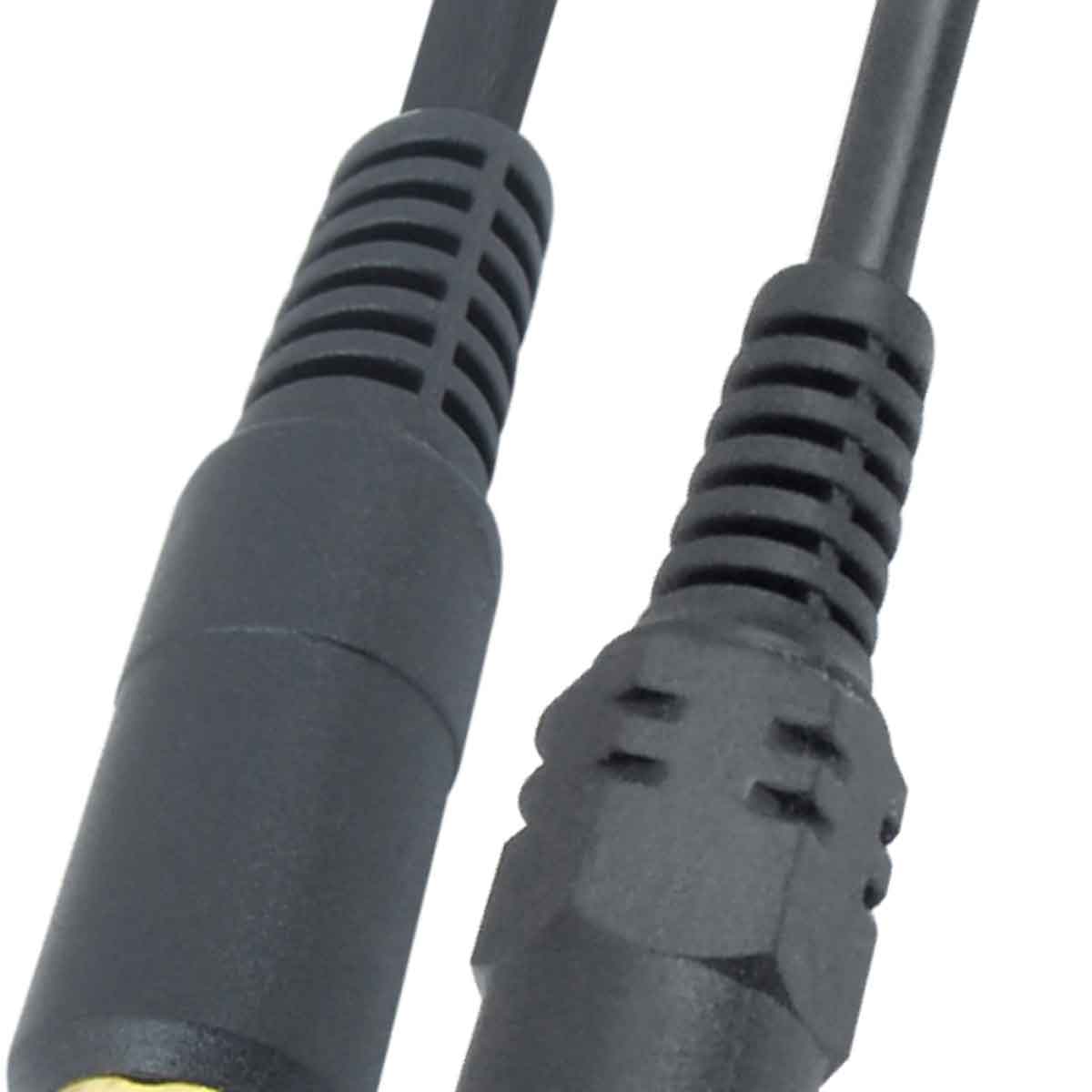 MX S-VIDEO 4 Pin Mini DIN Male To RCA Female Cord Length - 6" Gold Plated. - Image 3