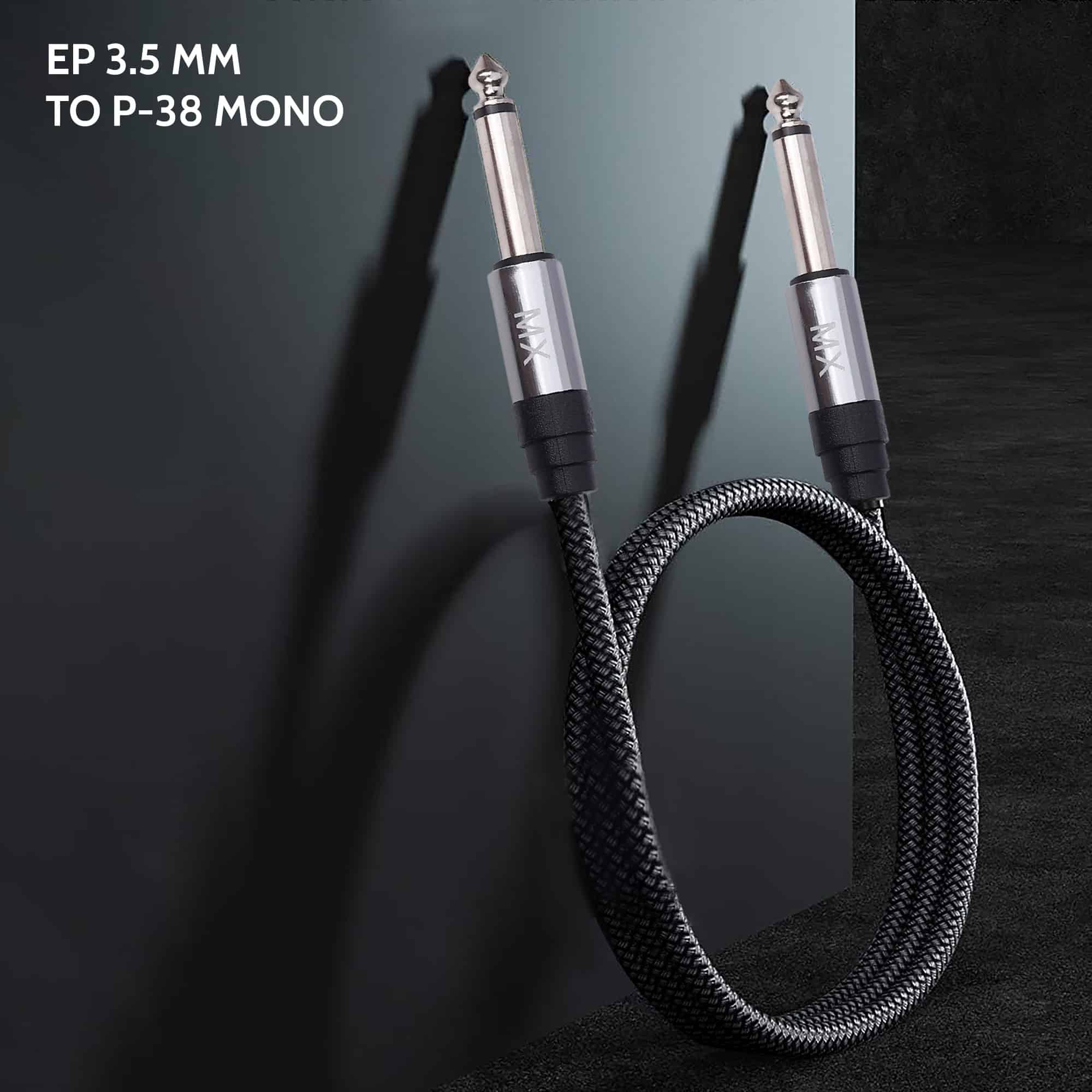 MX 6.35mm P-38 Mono Male To Male Guitar/Instrument Cable 1.5M MX 3996 - Image 5