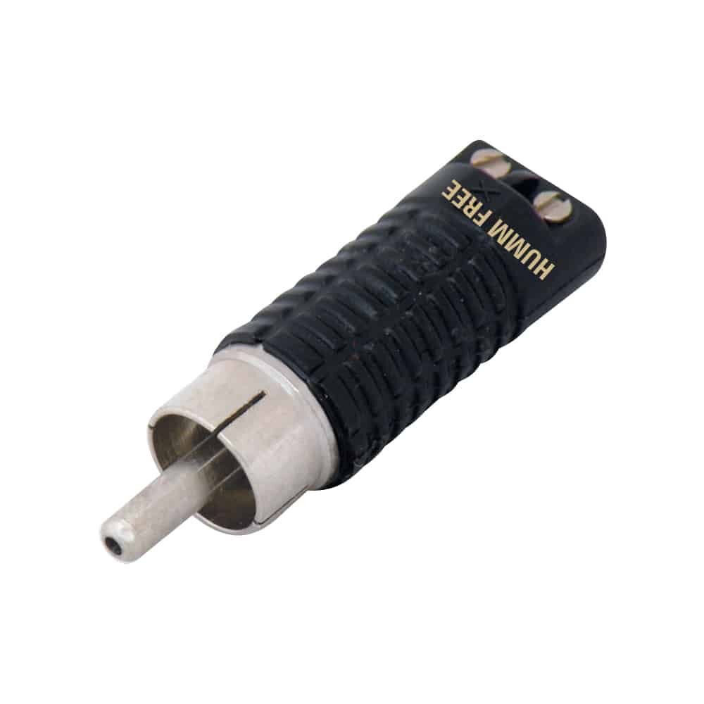 MX "HUMM FREE" RCA MALE CONNECTOR