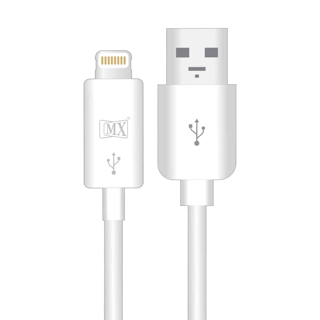 MX Lightning 8-pin male to USB male sync & charging cable – Apple approved lightning cable – 3 meter
