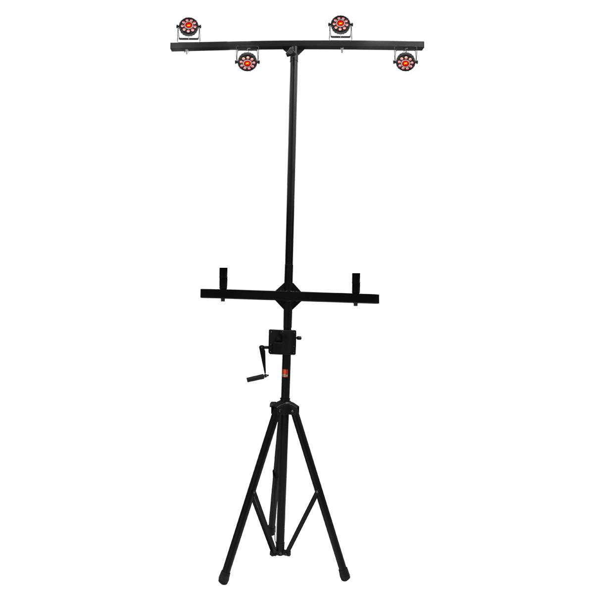 MX High-Quality Speaker and Lighting Stand with Hand Crank