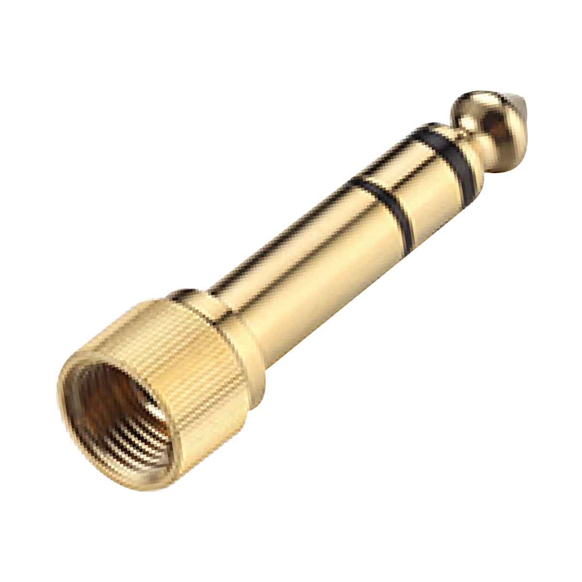 MX P-38 STEREO MALE GOLD PLATED METAL CONNECTOR WITH LOCK TYPE FOR MX-3903 CONNECTOR (Copy)