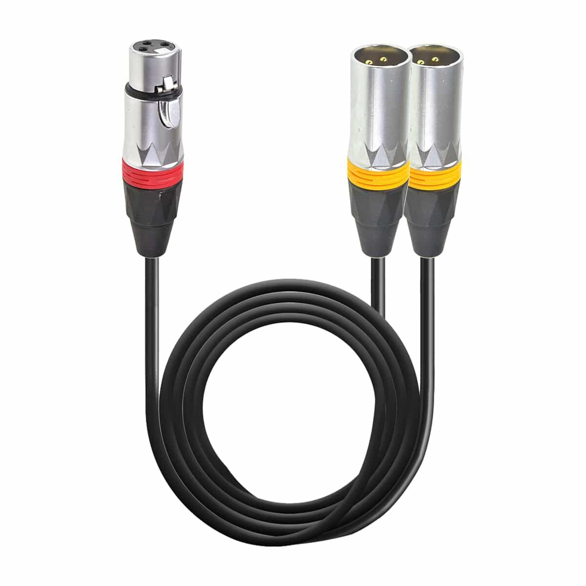 MX 3 Pin XLR Female to Two 3 Pin XLR Male Cord - 5 mtr (MX-3937B)