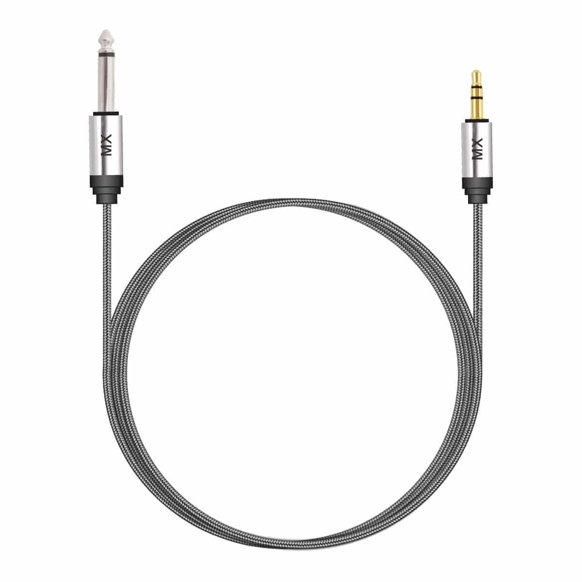 MX EP 3.5mm Stereo Male to 1/4" Mono Male Cable (MX-3995A 3M), Black