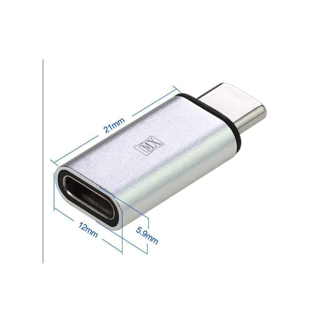 MX USB Type-C Extender Adapter 3.1/10Gbps Type C Extension for Female to Male for MacBook, Nintendo Switch Samsung Galaxy S8/S9/S10, Note, etc (MX-4081) - Image 2