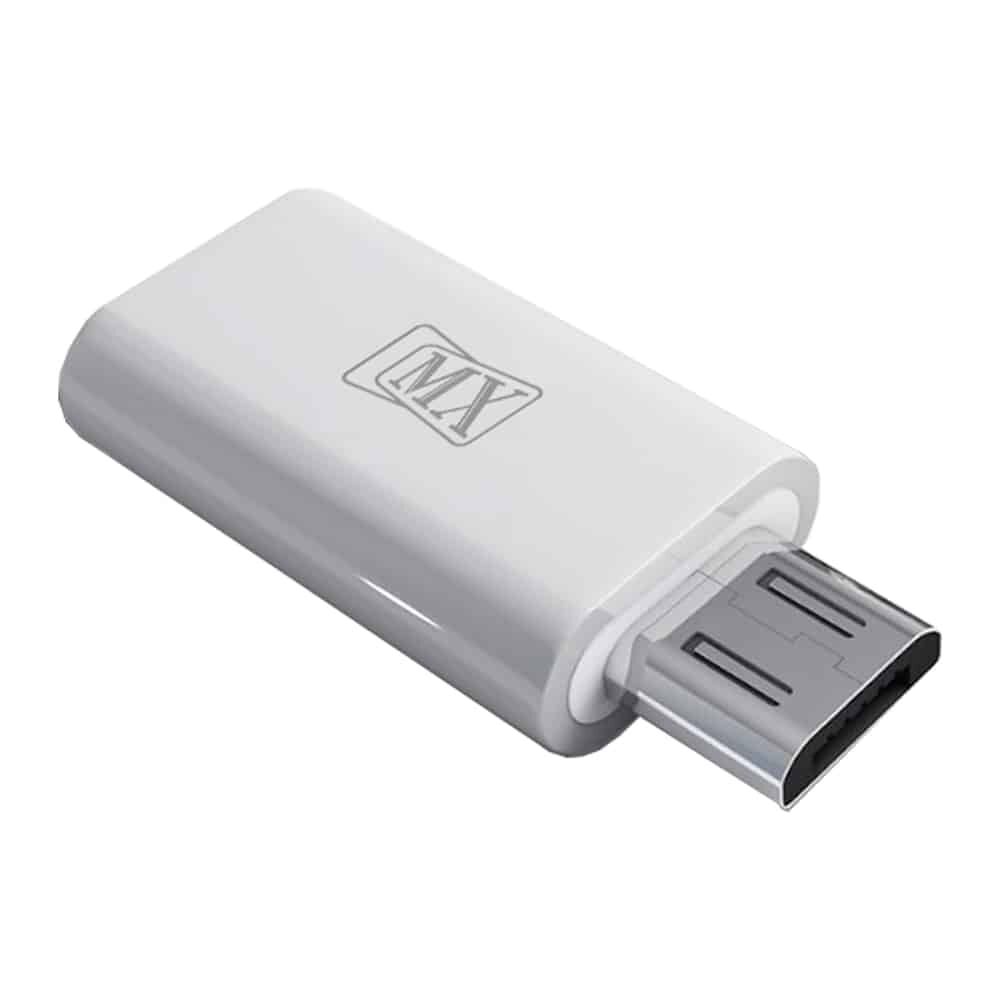 MX USB Type-C Female to Micro USB Male Adapter Support Charge