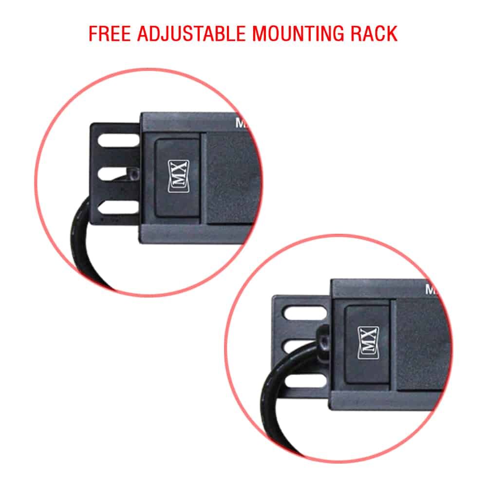 MX 8-Port USB Charger Power Distribution, 8.4 Amp with LED Indicator, Wall/Rack Mount, Cord Length: 1.5 meters. - Image 4
