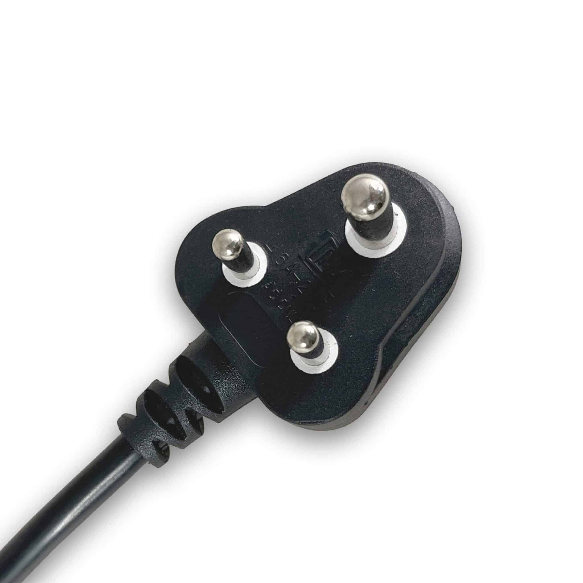 MX 3 Pin Mains Cord (15 Amps) 40/38" SWG. 1.8 Meters - Image 2