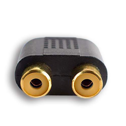 MX EP STEREO MALE PLUG 3.5mm to 2 RCA FEMALE SOCKET CONNECTOR - Image 3