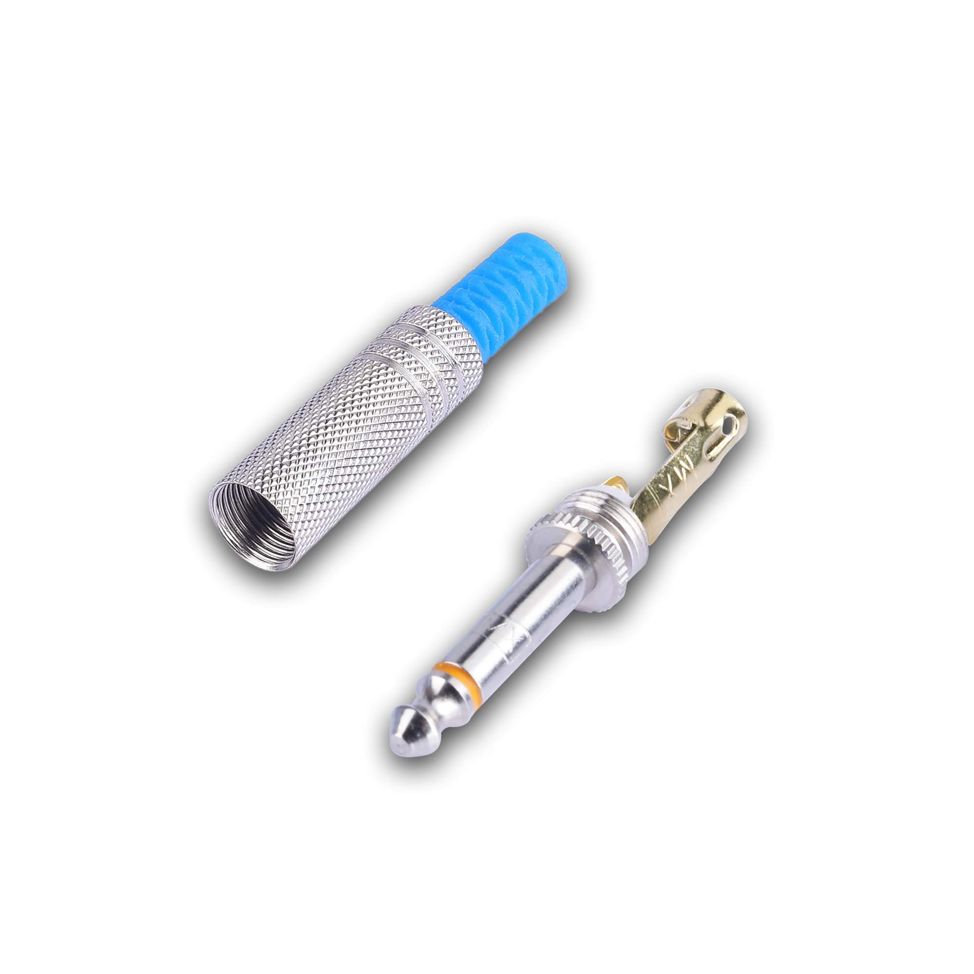 MX 6.35 mm P-38 MONO JACK CONNECTOR (COPPER PLATED) (CONTACT GOLD PLATED) - Image 3