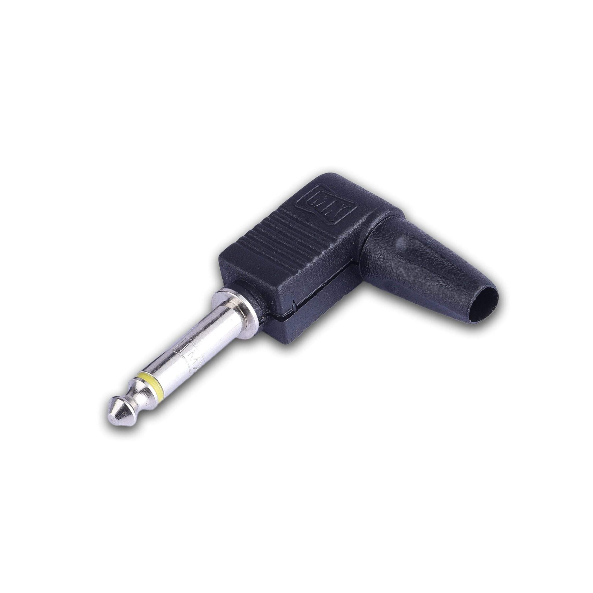 MX 6.35 mm P-38 copper plated right angle male connector