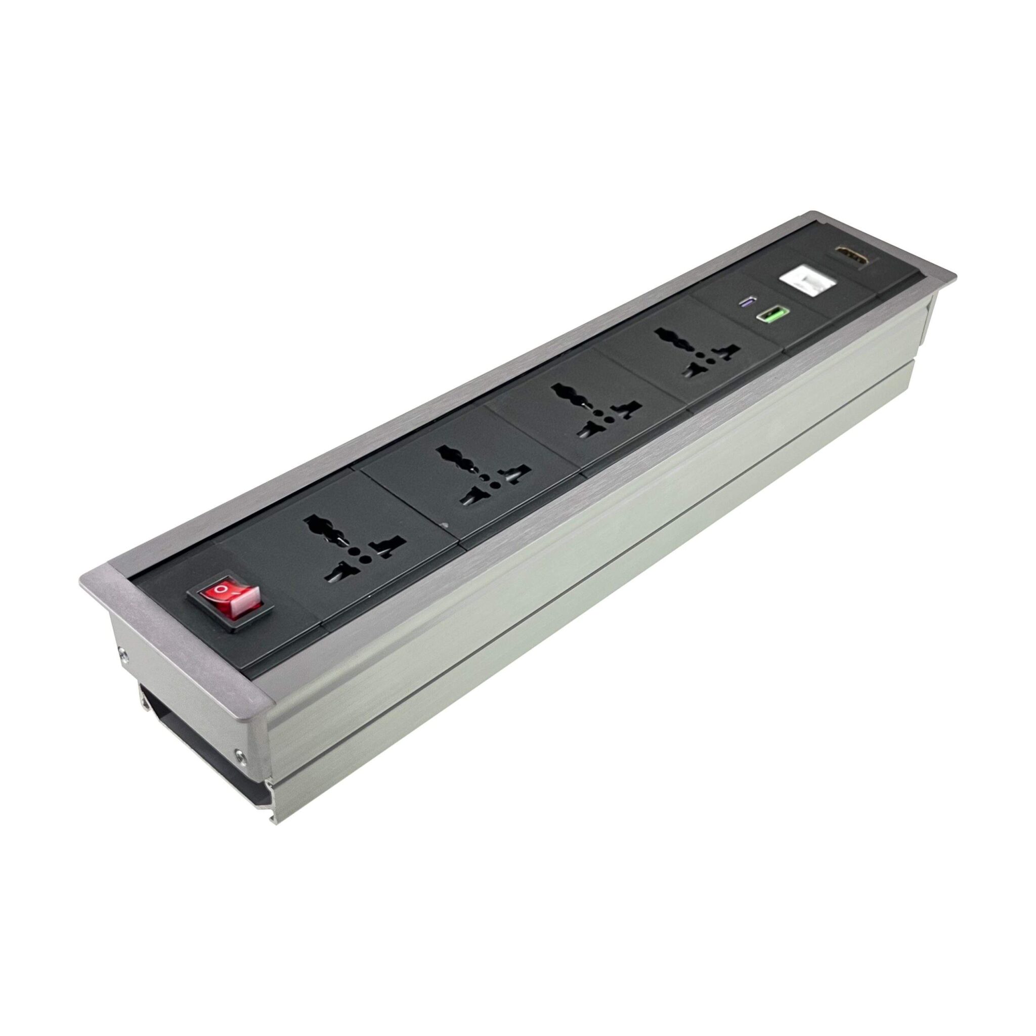 MX NUEVO C 55 IN SURFACE: Smart Power Solution with 4 Universal Sockets, 30W PD Fast Charging, and Multimedia Ports! - Image 2