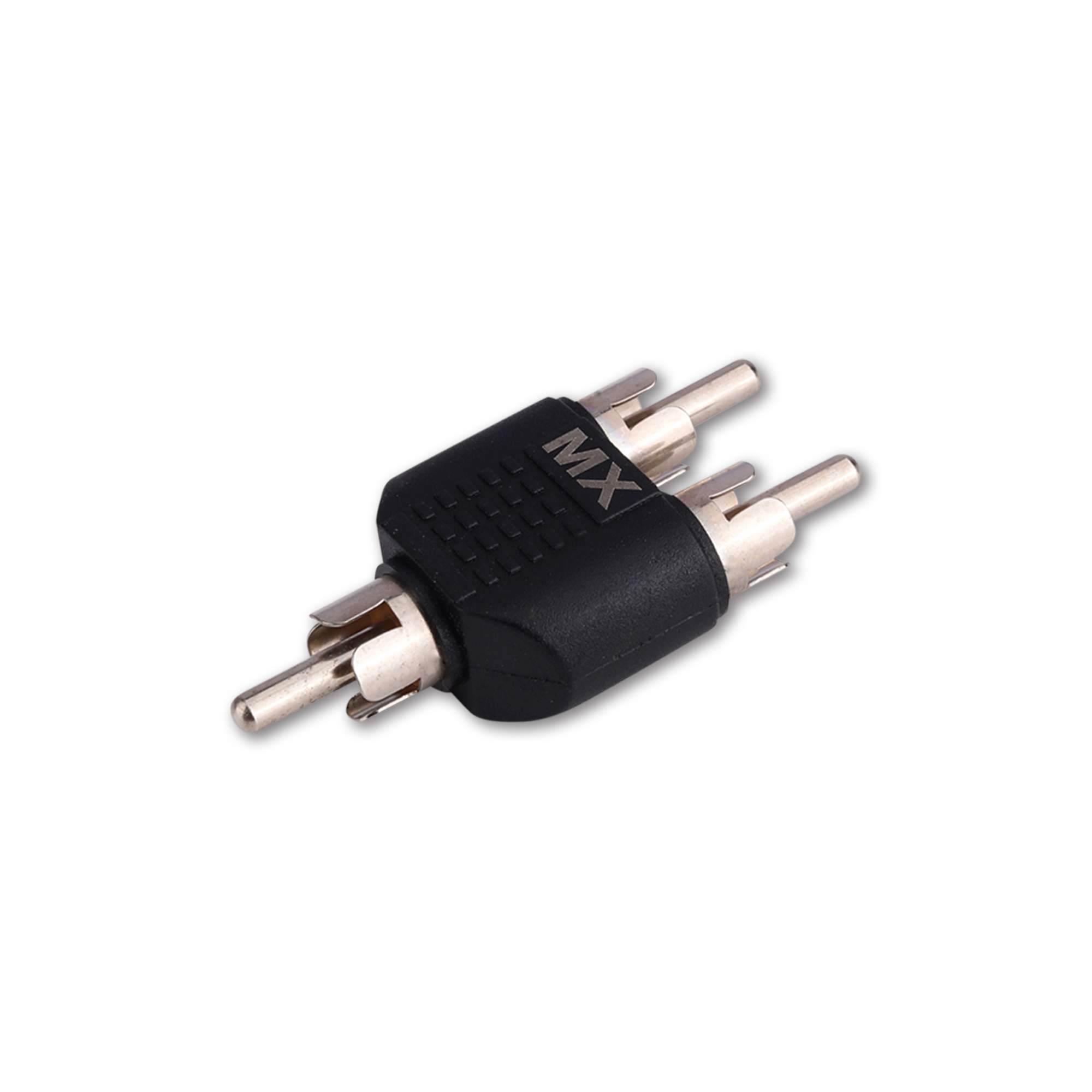 MX RCA male plug to 2 RCA male plug connector